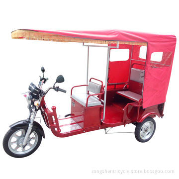 Electric passenger rickshaw, dual-use functionNew